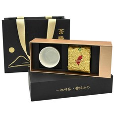 茶曦子高山茶 茶葉禮盒 (二兩茶葉 白瓷杯 手提袋) 中秋限定, 1套