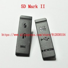 Canon EOS 6D 7D 5D2 5D3 5D4 550D 600D 용 USB/HDMI 호환 DC IN/VIDEO OUT 고무 도어 하단 커버, 10 5D2