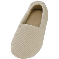 도쿠타케산업 간병 슈즈 아유미 에스파도 실내용 베이지 L사이즈 (23.524.5cm) 다리둘레 3E 상당 양발