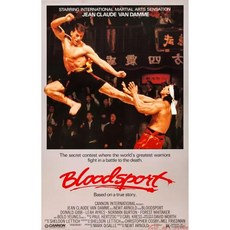 BLOODSPORT 빈티지 영화 터 필름 VAN CLAUDE DAMME KUNGFU 캔버, 20x30cm No Frame, P4