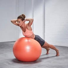 제이와이홀딩스 임산부 짐볼 허리 코어 운동볼 홈트레이닝 도구, (짐볼+에어펌프), 레드