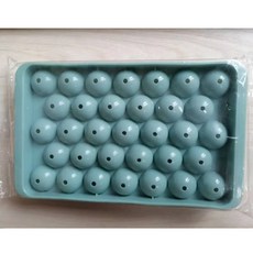 【無品牌】-創意DIY製冰塊模具食品級圓球形冰格帶蓋家用冰格冰塊網紅製冰盒, 藍色OPP袋裝:小號【50克17*9.7*2】