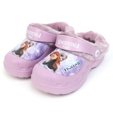 FROZEN 冰雪奇緣印花孩童絨毛拖鞋