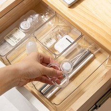 자유조합 플라스틱 서랍 공간 분리 정리함 L XL