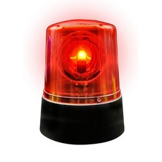 Sandfren Car Siren Strobe Light 360 Degree Rotating LED Vehicle Flashing Flare Emergency Beacon L, 레드