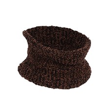 인콘트로 남녀공용 극세사 슬림 넥워머, 멜란지 진밤색, 1개