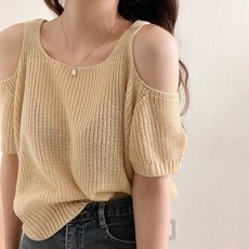 빅카라 반팔 여성 티셔츠 데일리 반팔 니트 데이트룩