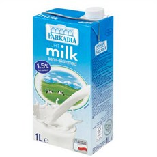 파르카디아 저지방 멸균우유, 1L, 60개