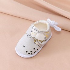 DIU 雪寶娃布鞋嬰兒鞋子春秋款0-6個月12軟底不掉男女寶寶步前鞋