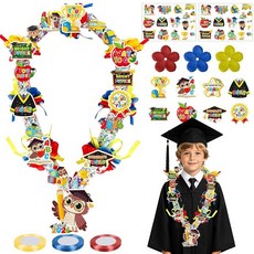 실크(견)ovahamd Candy Leis for Graduation 2026 - Lei Making Kit Clear Poly Tubing 화이트 블루 65.6Ft Clea, red blue yellow kindergarten