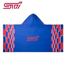 SUBARU STI 速霸陸 套頭防曬 吸水 大 海灘毛巾, 1個