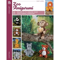 (영문도서)Zoo Amigurumi Crochet: 8 Projects to Create Your Own Animal Kingdom Paperback, Leisure Arts, English, 9781464791031