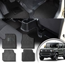 Suzuki Jimny 1.5 GLX 蜂巢立體腳踏墊, 1個, Jimny 3門 (2022,整車(前後座3片
