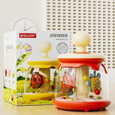 BELUCKIER 嬰幼兒按壓旋轉玩具, 紅色, 1個