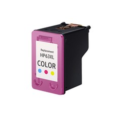 HP INK 63XL 검정 컬러 HP2130 HP2131 HP2132 HP4650 HP3830 대용량 재생 잉크, 대용량 컬러, 1, 1개