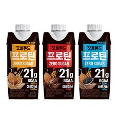 오트몬드 프로틴 제로슈거 9+9 골라담기 250ml 18개 / 고소한맛 초코 쿠키앤크림
