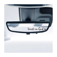 DXNQ 2 PCS 신백미러 데칼 자동차 비닐 백미러 장식 스티커 방수 스티커 신백미러 트럭 노트북 액세서리(핑크) 신뢰, Black