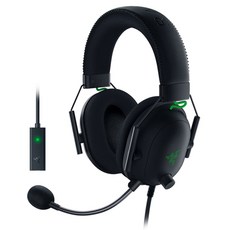 RAZER 雷蛇 黑鯊 V2 有線耳機 附USB控制器, 單一商品, 黑色