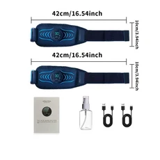 전자 복근 근육 자극기 체중 감량 마사지 웨이스트 트리머 복부 토닝 벨트 피트니스 바디 슬리밍, 01 2arm