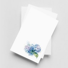 앳원스 캘리그라피 수채화 플라워무지엽서vol 05 (5종) 100매, 1개, 플라워엽서VOL 05 각20매 x5종 100매