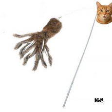 고양이 낚싯대 토끼털인형