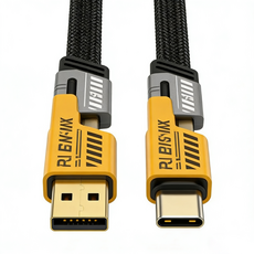 多功能65W快充充電線，USB Type-C Lightning三合一通用充電線，手機平板快速充電, 4合1快充線-白色, 1個, 1m