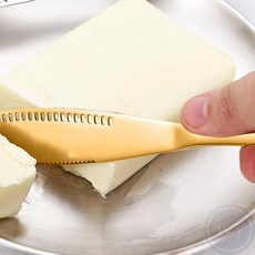 웬카 홀나이프 버터나이프 2P 골드블랙