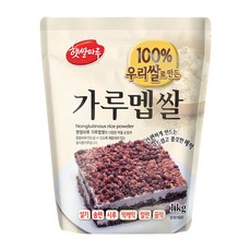 햇쌀마루 국내산 가루멥쌀, 4개, 1kg