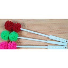 쉬운세척 병솔 텀블러 젖병 각종물병 세쳑솔 풍부한 거품 병세척솔 세척솔, 1개