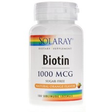 SOLARAY 維他命錠 1000mcg 橘子味, 1個, 100 件