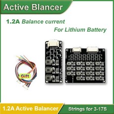 액티브 밸런서 이퀄라이저 리튬 이온 Lifepo4 에너지 전송 보드 3S 4S 5S 6S 8S 10S 12S 13S 14S 16S 17S LTO 리튬 배터리 1.2A, 10) 13S 1.2A