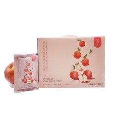 [정도원팜]사과100% 저온착즙 정도원 얼음골사과즙 선물세트 6000 ml 1박스, 사과즙120ml*50포(1박스), 1개, 6L
