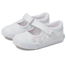 케즈 Keds 여아용 엘라 엠제이 플라워 (유아/어린이) 스니커즈 화이트. 255102 7298683151