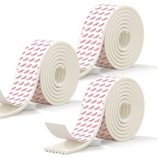 르메이어 아기 모서리 보호대 풀접착 W형 아이방 안전가드, 아이보리, 3개