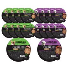 동원 뉴트리플랜 강아지 소프트뮨 화식 2종 100g 18개, 닭+소 닭+소