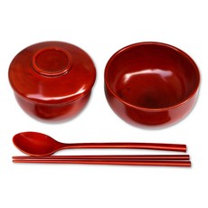 가온공방 제사용품 반상기세트 밥그릇 국그릇 수저포함 제기용품, 1개