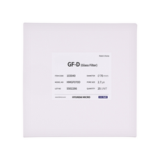 현대마이크로 유리섬유여과지 지름 70mm GF-D [납기3~5일]