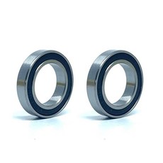 6800 2RS 카트리지 베어링 그리스로 밀봉된 크기 10x19x5mm 크롬 스틸 자전거 허브 피벗용 카트 풀 볼 베어링 6800개 (2Pc 팩)