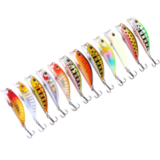 YF 예피싱 싱킹 미노우 5.5cm-5.5g 쏘가리 미노우 배스 루어 하드베이트, YF(싱킹)-그린, 1개, 5.5g