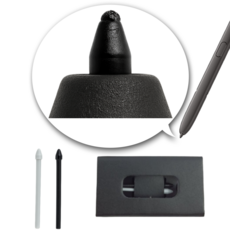 갤럭시S25 울트라 갤럭시S24 울트라 갤럭시S23 울트라 S22 울트라 S21 울트라 S펜 삼성 정품 펜촉, 블랙(블랙+그레이), 1세트