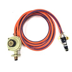야외캠핑 난로호스 LPG호스 퀵카플러 연결호스 세트, 1세트, LPG황색호스2m+조정기4k+퀵카플러