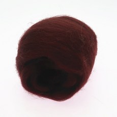 66S 브라운 컬러 시리즈 양모 섬유 꽃 동물 양모 Felting 수제 회전 DIY 공예 재료 도구 Felting 양모, 30, 200g, 1개