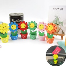 해바라기 명함 메모 사진 인테리어 보관 꽂이1P, 해바라기 명함 꽂이1P