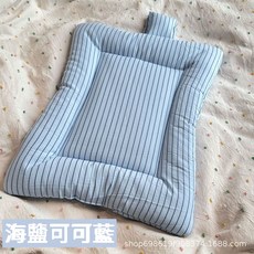 狗狗墊子貓咪墊寵物床墊寵物窩墊寵物睡墊寵物地墊防滑底墊防水寵物墊四季通用寵物墊可拆洗墊透氣不粘毛防滑可機洗耐抓耐磨防水, 1個, 海鹽可可藍