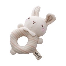 스카이몰 오가닉 딸랑이 장난감, 딸랑이 토끼, 1개