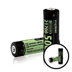 21700 리튬이온 배터리 21700배터리 리튬이온 충전지 KC인증 5000mAh 전자기기 파워뱅크 드론용 고용량 재사용가능TL, 1, 1