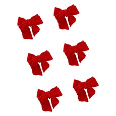 고급 플란넬 원단 냅킨 링 크리스마스 저녁 식사 행사를 위한 다목적 식기 액세서리, 빨간색