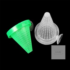 경희의마실 어항 피딩컵 수족관용품, 화이트, 1개