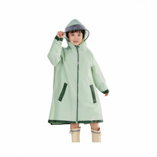 兒童連身雨衣 美萌小粉兔