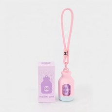 【限時下殺】 狗便袋 可降解 拾便袋 撿狗便 垃圾袋 寵物便便袋 p455, 1個, 粉綠奶瓶拾便套裝